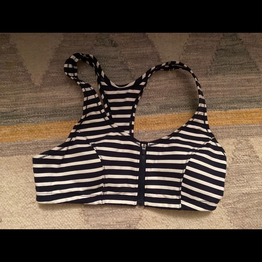 J. Crew x New Balance Zip Up Sports Bra